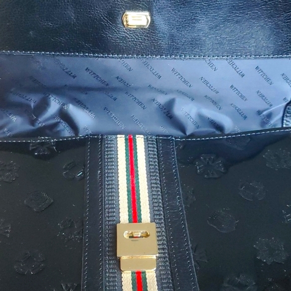 👑 2X HOST PICK 👑 Exclusive Wittchen Limited Edition Patent Leather Large Tote - Picture 7 of 11